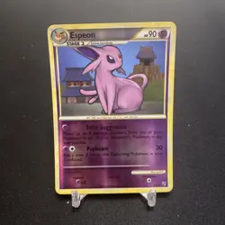 Espeon 2/90 HGSS Undaunted Reverse Holo Rare Pokemon Card - Image 1