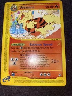 Pokemon Card - Arcanine Aquapolis 2/147 Non Holo MP - Image 1