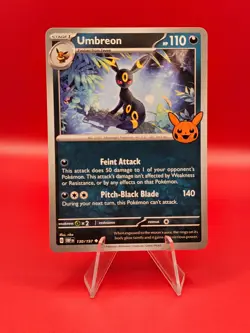 Umbreon 130/197 Trick or Trade Halloween Non Holo Pokemon Card Uncommon - Image 1