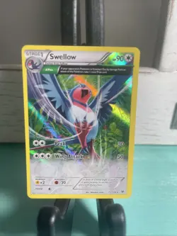 Swellow 72/108 Rare Full Art Holo Roaring Skies Pokemon Card 2015 - Image 1
