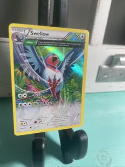 Swellow 72/108 Rare Full Art Holo Roaring Skies Pokemon Card 2015 - Image 2