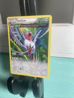 Swellow 72/108 Rare Full Art Holo Roaring Skies Pokemon Card 2015 - Image 3