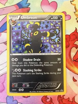 Pokemon TCG Umbreon Black White Holo Card BW93 Black Star Promo - Light Play - Image 1