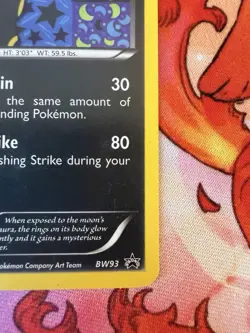 Pokemon TCG Umbreon Black White Holo Card BW93 Black Star Promo - Light Play - Image 4