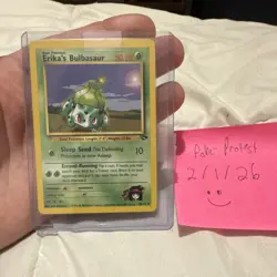 Pokemon Erika's Bulbasaur Gym Challenge 39/132 Uncommon Basic Card TCG - Image 1