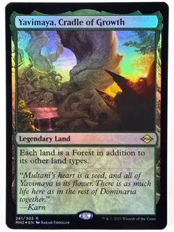 Yavimaya, Cradle Of Growth NM/M* PRERELEASE PROMO Modern Horizons 2 -UnltdCards - Image 1