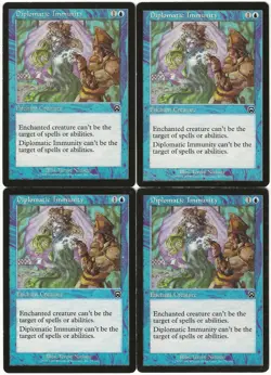 MTG Diplomatic Immunity x4 Mercadian Masques Common LP/MP Playset - Image 1