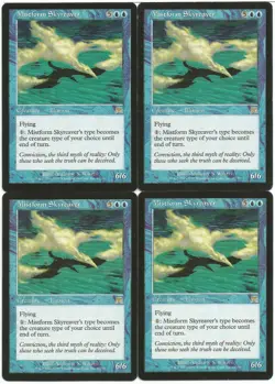 MTG Mistform Skyreaver x4 Onslaught Rare LP - Image 1