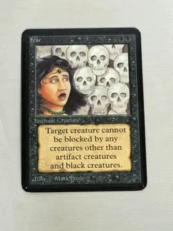 MTG Fear Alpha Magic the Gathering - Image 1