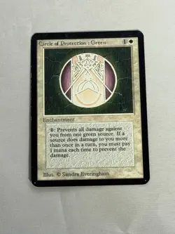 MTG Circle of Protection: Green Alpha Magic the Gathering - Image 1