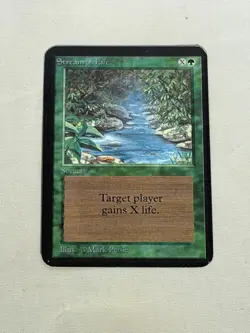 MTG Stream of Life Alpha Magic the Gathering - Image 1