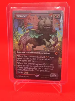 Vibrance ~Borderless Foil~ Mythic Elemental Incarnation ~ Lorwyn Eclipsed ~ ECL - Image 1