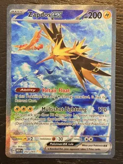 Pokemon Card TCG - Zapdos ex SV: Scarlet & Violet 151 #202/165 - NM - Image 1