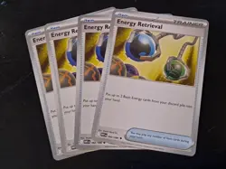 4x Energy Retrieval 082/086 x4 - White Flare - Pokemon Playset - Image 1
