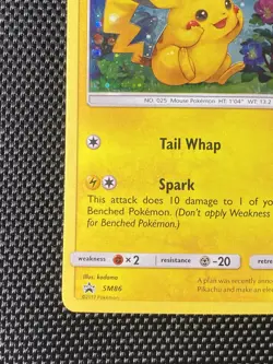 Pokemon Pikachu SM86 Promo SM Promos LP+ - Image 5
