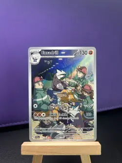 Pokemon Excadrill 174/162 SV05 Temporal Forces Illustration Rare Holo English - Image 1