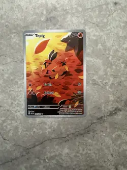 Pokemon TCG SV White Flare Pokemon Lot Tepig 096 Pignite 097 Emboar 098 - Image 2
