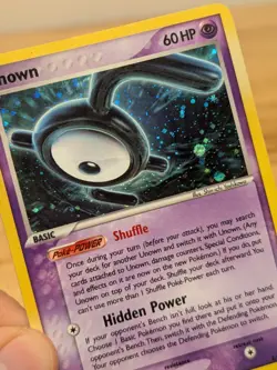 2005 Unown-E Holofoil Rare E/28 EX-Unseen Forces Vtg Secret Set LP+ - Image 2
