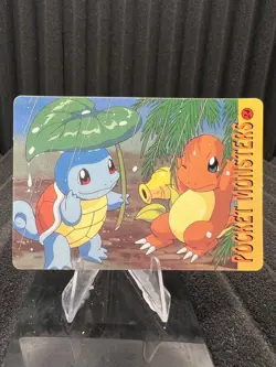 Pokemon Vintage Pocket Monsters Vending HOLO Prism Sticker Bandai 1999 Nintendo - Image 2