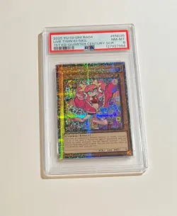 PSA 8 2025 Yu-Gi-Oh! Live☆Twin Ki-sikil #RA04-EN035 Quarter Century Secret Rare - Image 1