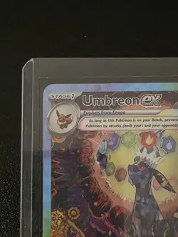 Pokemon Umbreon EX TCG Prismatic Evolutions Card 161/131 NM Condition - Image 2