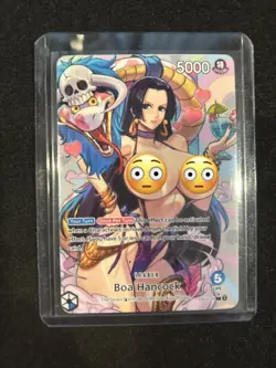 Boa Hancock One Piece Anime Waifu Card CUSTOM MADE - Image 1