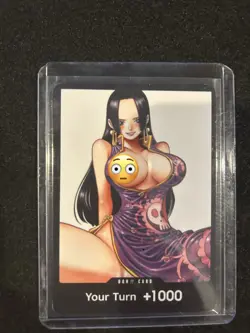 Boa Hancock One Piece Anime Waifu Card CUSTOM MADE - Image 1