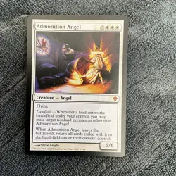 MTG - Admonition Angel - Worldwake - LP - MAGIC CARD - Image 1