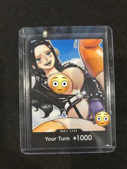Nico Robin One Piece Anime Waifu Card CUSTOM MADE - Image 1