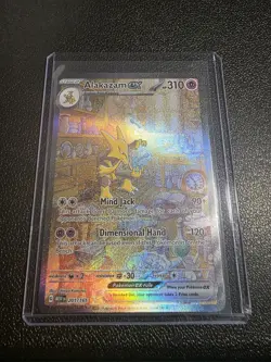 Pokemon Alakazam EX TCG Card 201/165 SV Scarlet & Violet 151 NM - Image 1