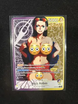Nico Robin One Piece Anime Waifu Card CUSTOM MADE - Image 1