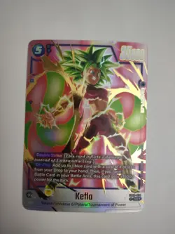 Kefla FB08-034 Alternate Art Saiyans Pride Dragon Ball English Card Fusion World - Image 1