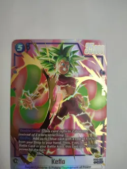 Kefla FB08-034 Alternate Art Saiyans Pride Dragon Ball English Card Fusion World - Image 3
