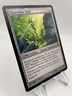 Thornbite Staff - Morningtide - Uncommon - MTG - Shaman Equipment - NM/M Cond - Image 2