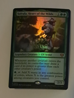 Selvala, Heart of the Wilds Foil NM/M Magic the Gathering Commander Masters MTG - Image 1