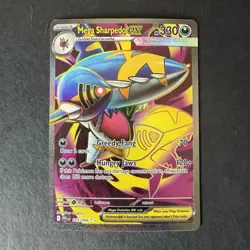 Pokemon Mega Sharpedo ex 113/094 Phantasmal Flames Ultra Rare Full Art Holo - Image 1