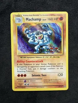 Machamp 59/108 (LP) Pre Release Stamped Promo XY Series: Evolutions 2016 Pokemon - Image 1