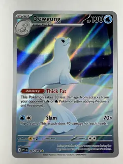 Pokemon: Dewgong Illustration Rare IR Full Art Holo 097/094 (Near Mint) - Image 1