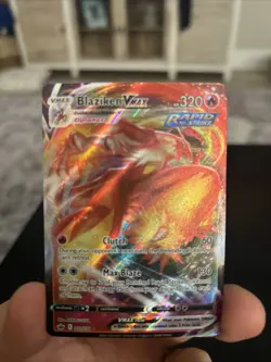 Pokemon TCG Blaziken VMAX Holo Ultra Rare 21/198 Chilling Reign NM Pack Fresh - Image 1