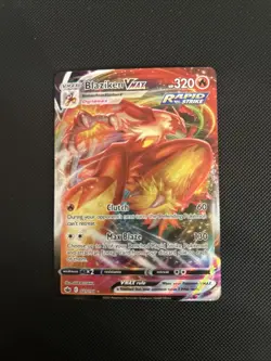 Pokemon TCG Blaziken VMAX Holo Ultra Rare 21/198 Chilling Reign NM Pack Fresh - Image 2