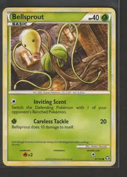 Pokemon TCG Bellsprout 57/102 Triumphant Normal LP - Image 1