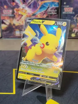 Pikachu SWSH061 SWSH Black Star Promos Extended Art Holo Pokemon TCG 2021 - Image 1