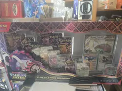 Lot of 2 Pokemon PALDEAN FATES Great Tusk Iron Treads Ex Premium Collection - Image 1
