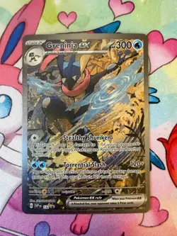 Pokemon TCG Greninja ex 132 Sv: Scarlet & Violet Black Star Promo NM/M - Image 1