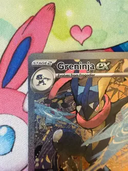 Pokemon TCG Greninja ex 132 Sv: Scarlet & Violet Black Star Promo NM/M - Image 2