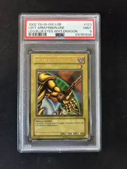 YuGiOh 2002 Exodia Complete Full Set LOB 120-124 Ultra Rare PSA 8-9 MINT ENGLISH - Image 4
