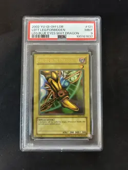YuGiOh 2002 Exodia Complete Full Set LOB 120-124 Ultra Rare PSA 8-9 MINT ENGLISH - Image 5