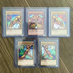 YuGiOh ~ 1st Edition Holo Exodia The Forbidden One Complete Set - YGLD-ENA17-21 - Image 1