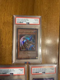 YuGiOh! Dark Magician Girl the Dragon Knight DLCS-EN006 PSA 9 6 RDS-ENSE2 2020 - Image 4