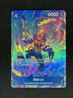 One Piece - Marco PRB02-008 (SR) Alt Art "The Best 2" Premium Booster English NM - Image 1